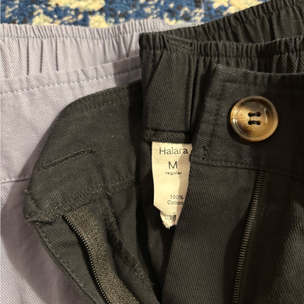 HALARA Black and Gray Women's Pants